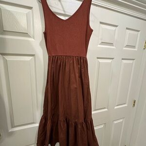 Mittoshop Rust Knit Dress